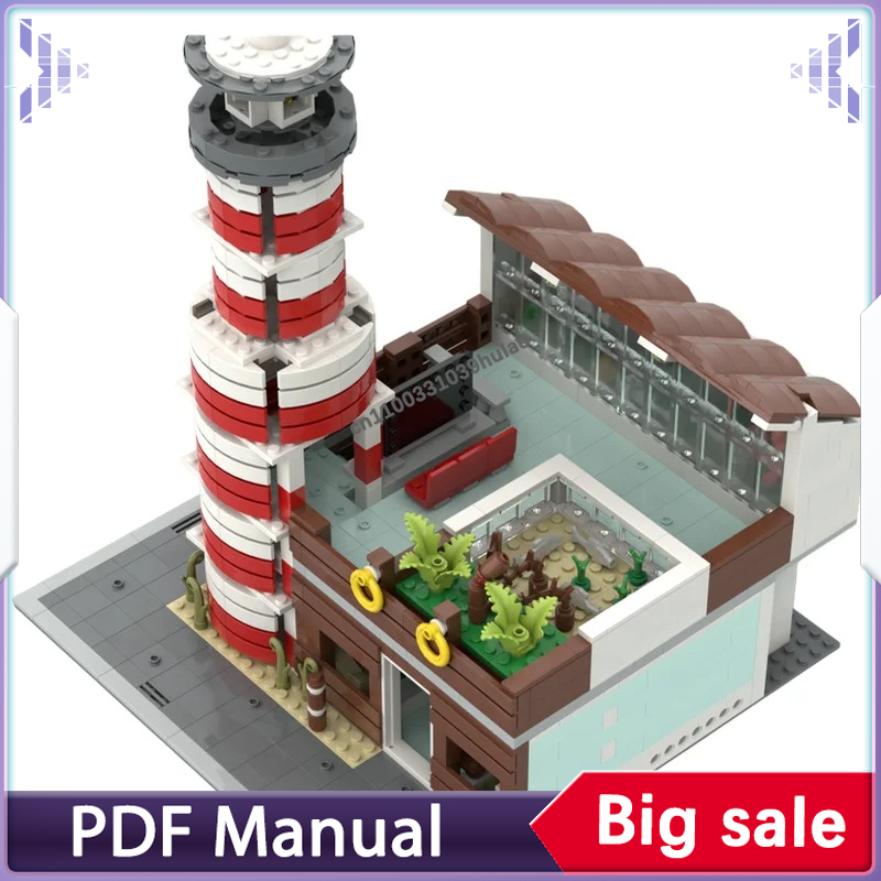 Marine Life Aquariums - City Aquarium MOC Building Blocks Marine