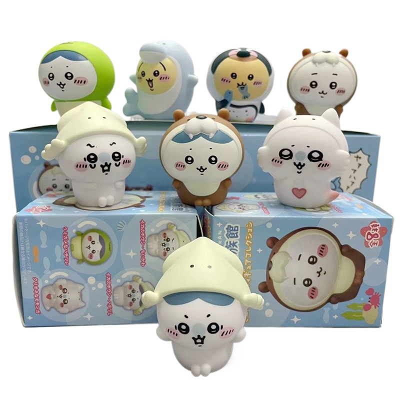 Marine Aquarium & Regional Centre Photos - 8pcs/Box Kawaii Chiikawa Aquarium Blind Box