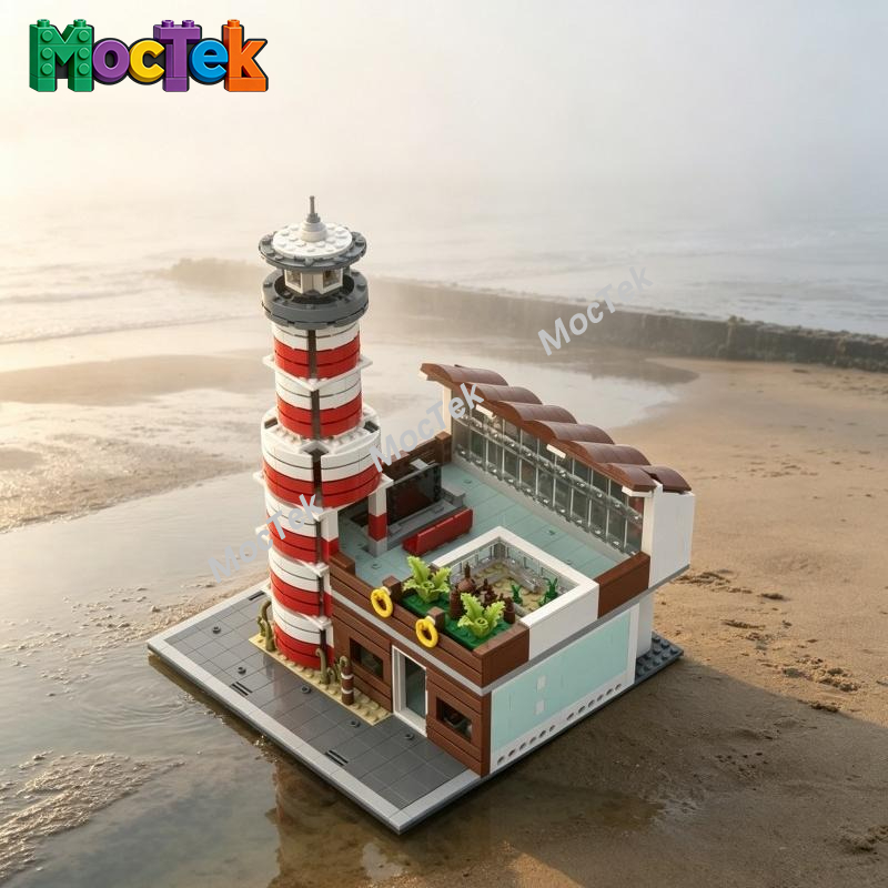 Aquarium And Marine Museum - MOC City Aquarium Building Blocks Simulated