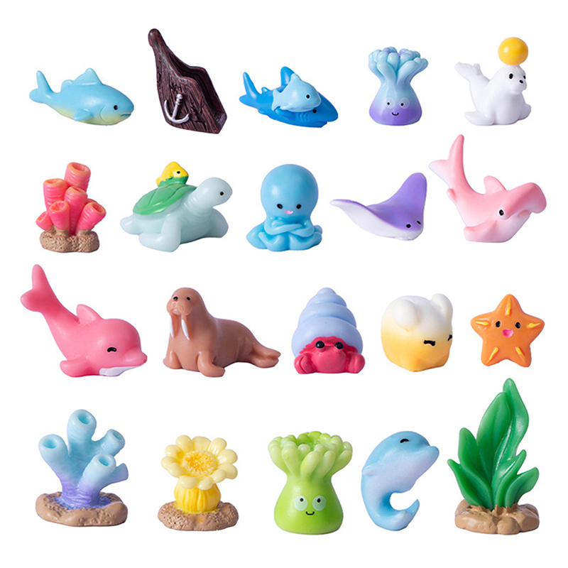 Marine Life Aquariums - Mini Ocean Marine Set Model Sea