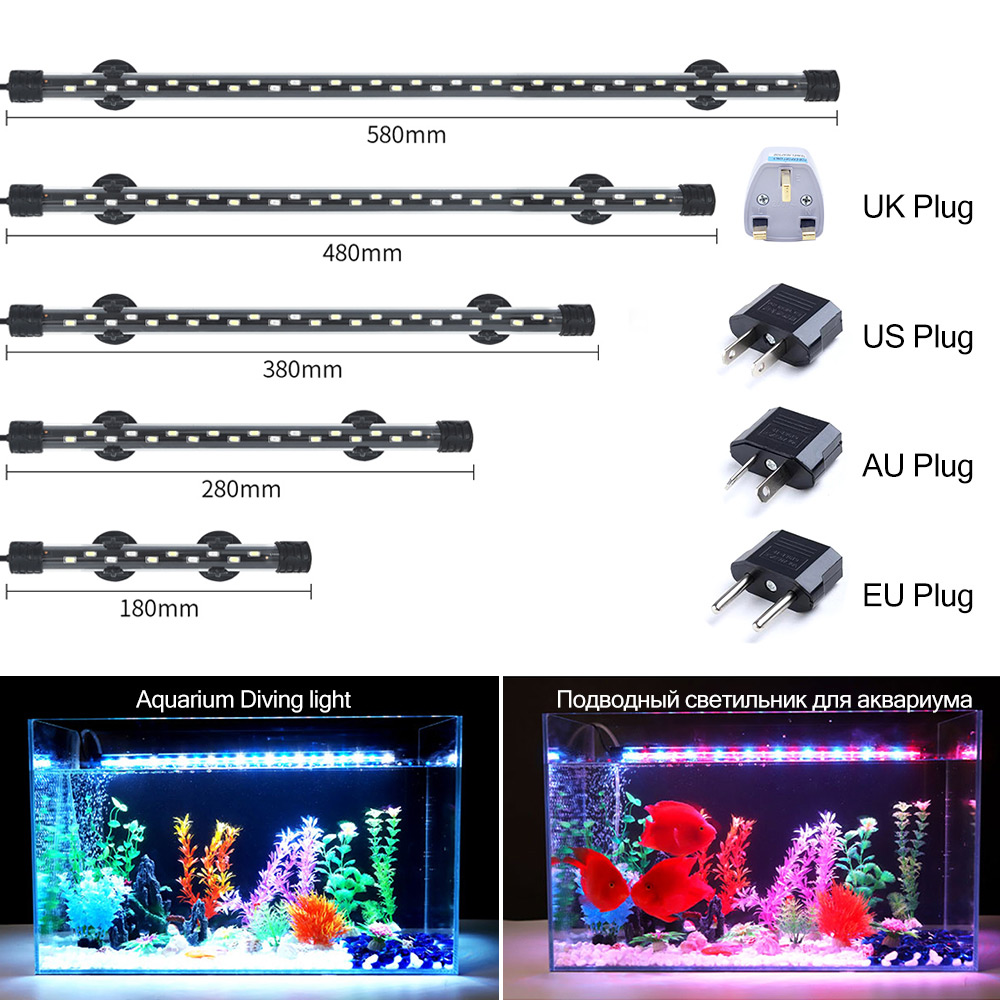 Aquarium Marine Lights - 90-260V Bể Cá Đèn LED Chống