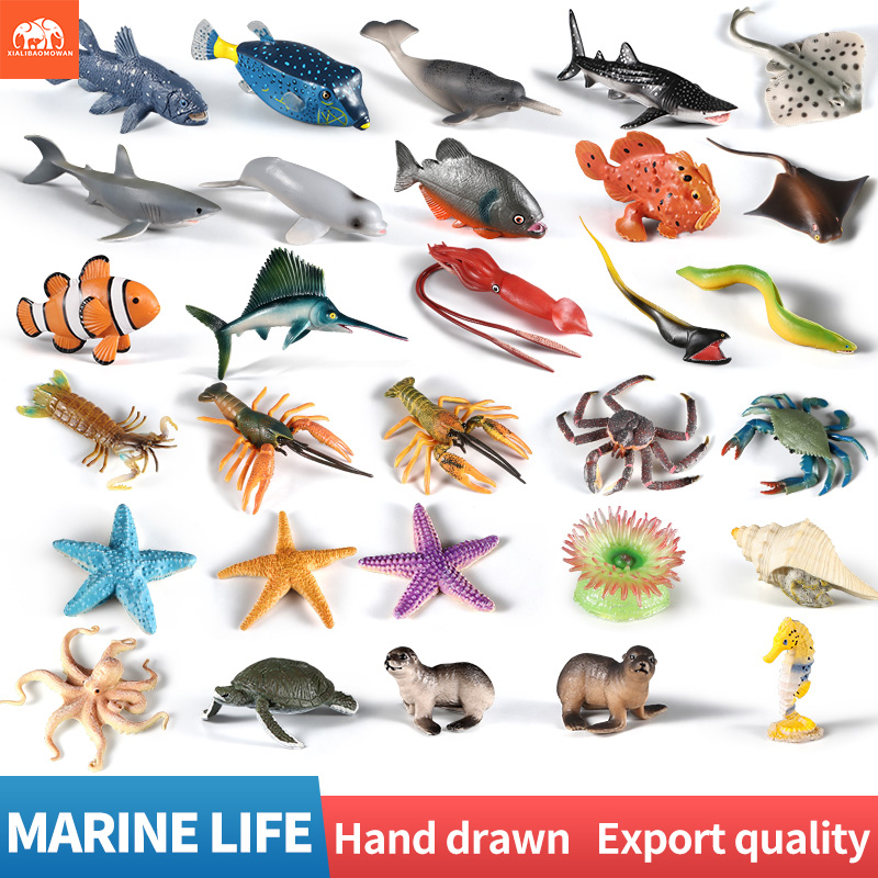 Marine Life Aquariums - Sea Life Animal Action Figures Set