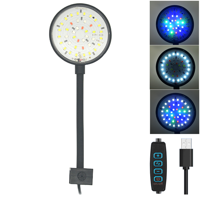 USB Aquarium LED Lamp Fish Tan - đánh giá và giá Aquarium Marine Plants