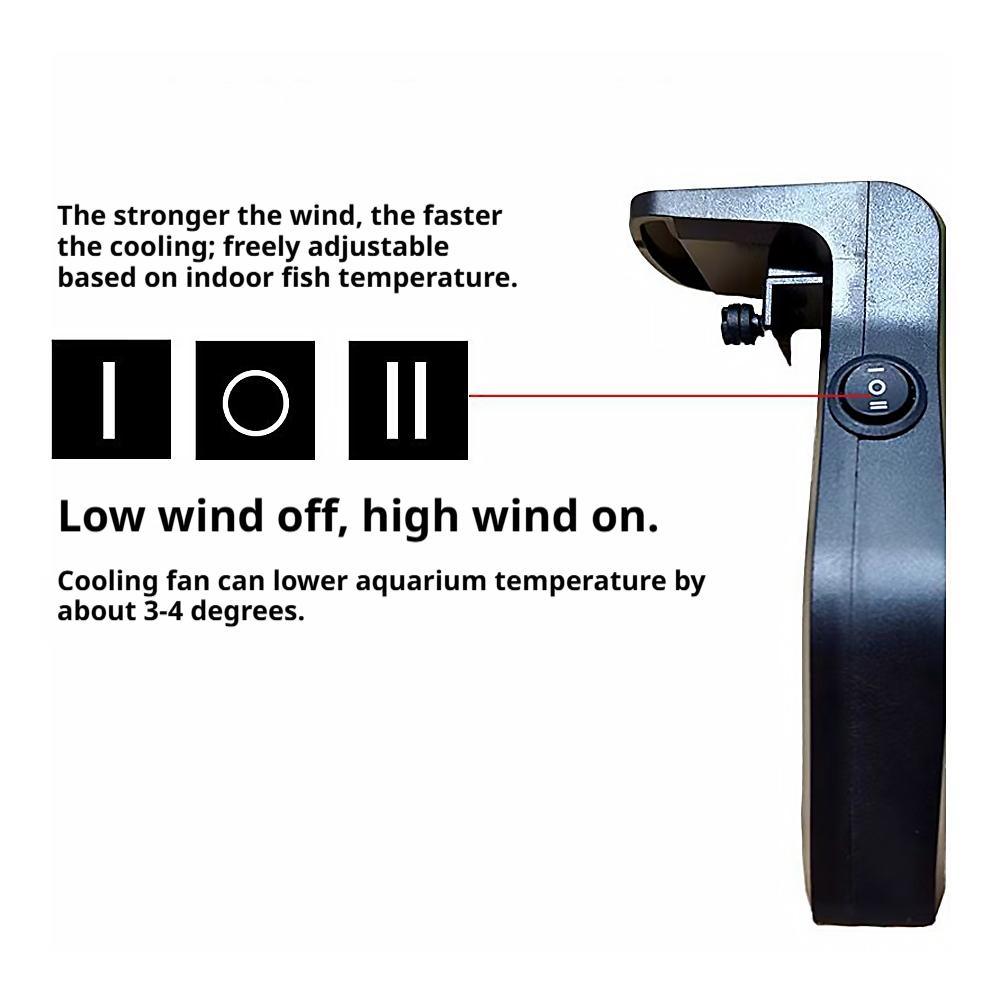 Aquarium Cooling Fan Mini Clip - đánh giá và giá Marine Aquarium Mini