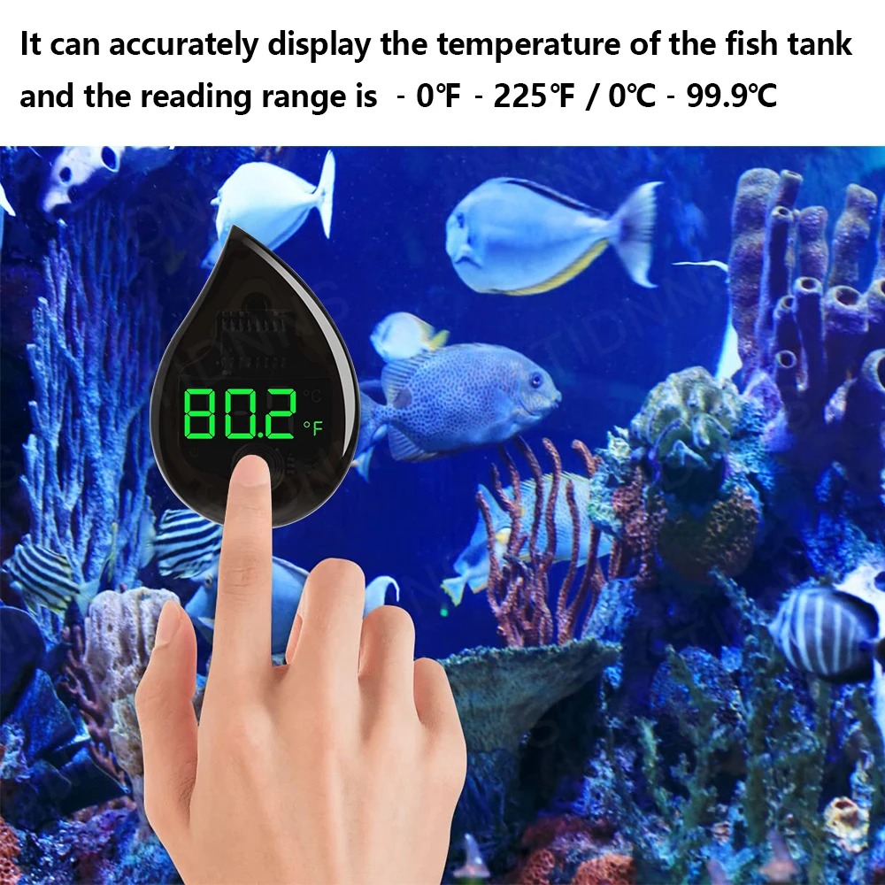 Aquarium Self-Adhesive Thermom - đánh giá và giá Marine Aquarium Mini