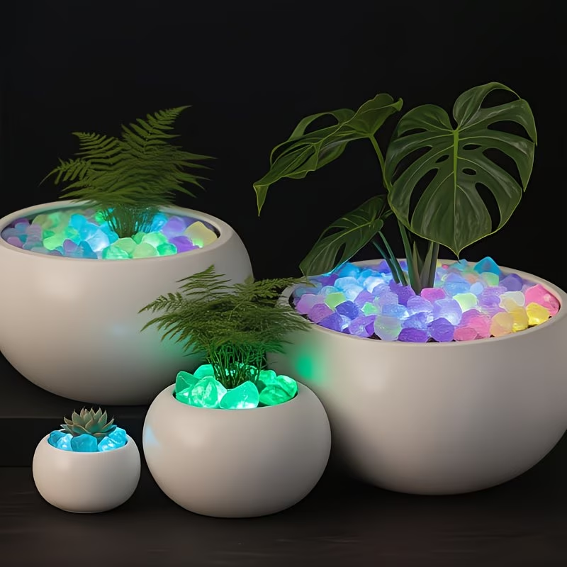 300PCS Luminous Pebble Set,0.9 - đánh giá và giá Aquarium Marine Plants
