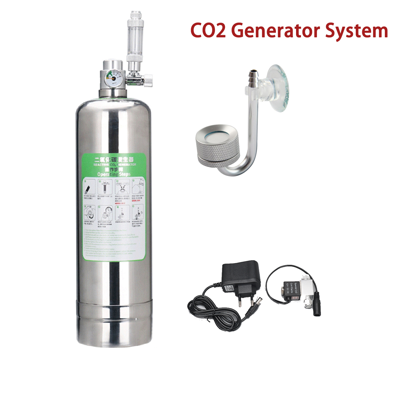 Aquarium CO2 Generator system  - đánh giá và giá Aquarium Marine Plants