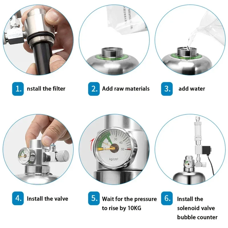Aquarium CO2 Generator system  - đánh giá và giá Aquarium Marine Plants