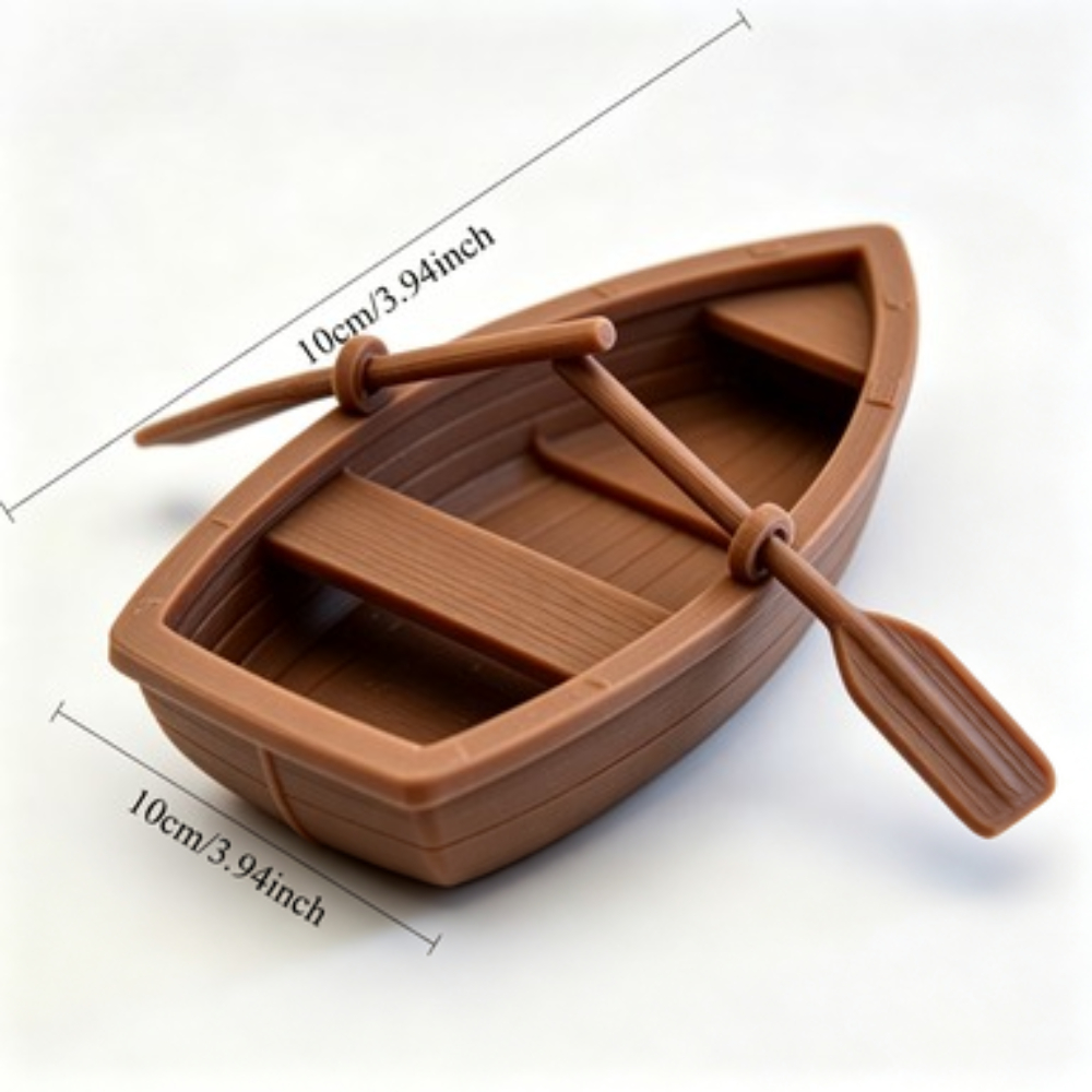 Mini Double Oar Wooden Boat Aq - đánh giá và giá Marine Aquarium Mini