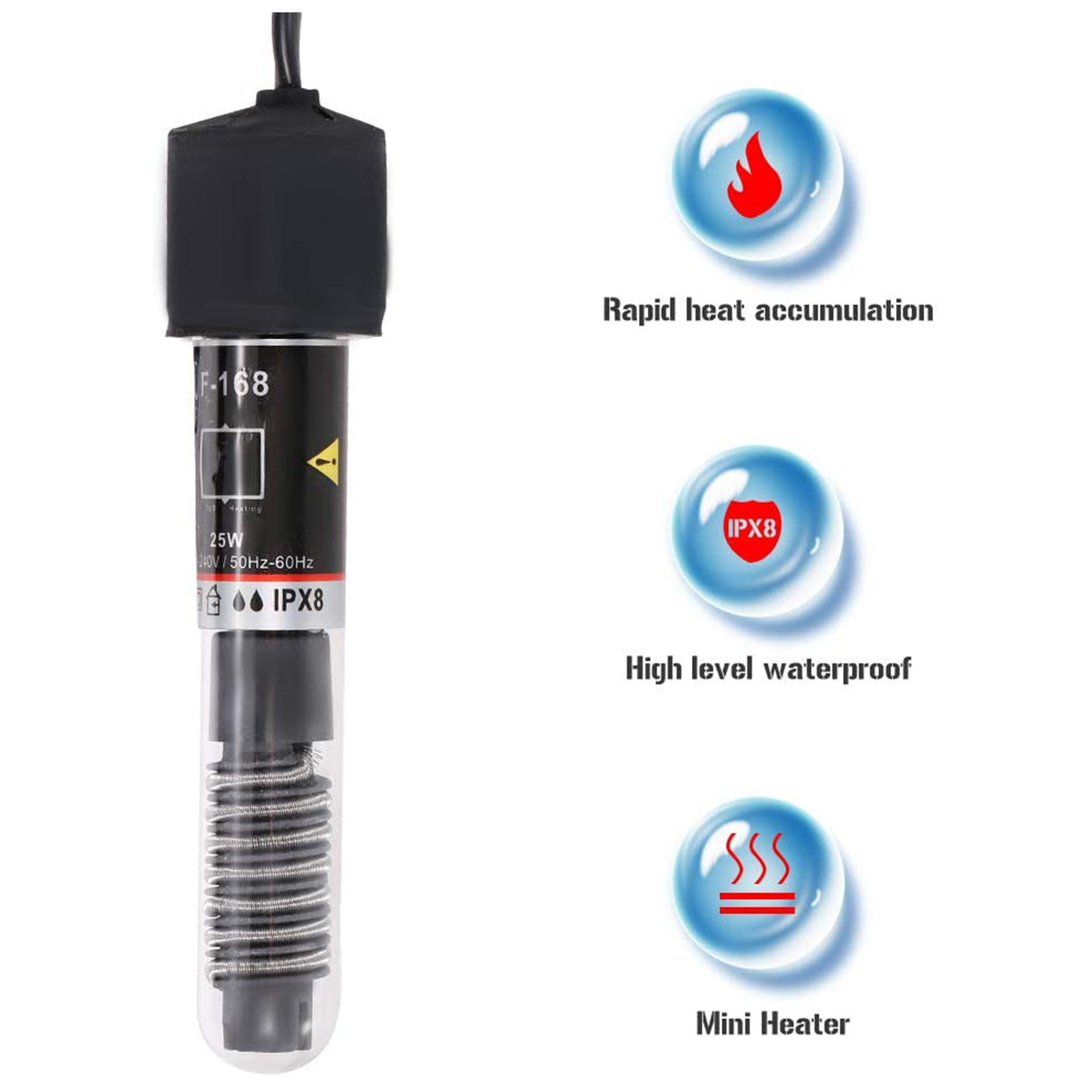 Mini Aquarium Heater Submersib - đánh giá và giá Marine Aquarium Mini