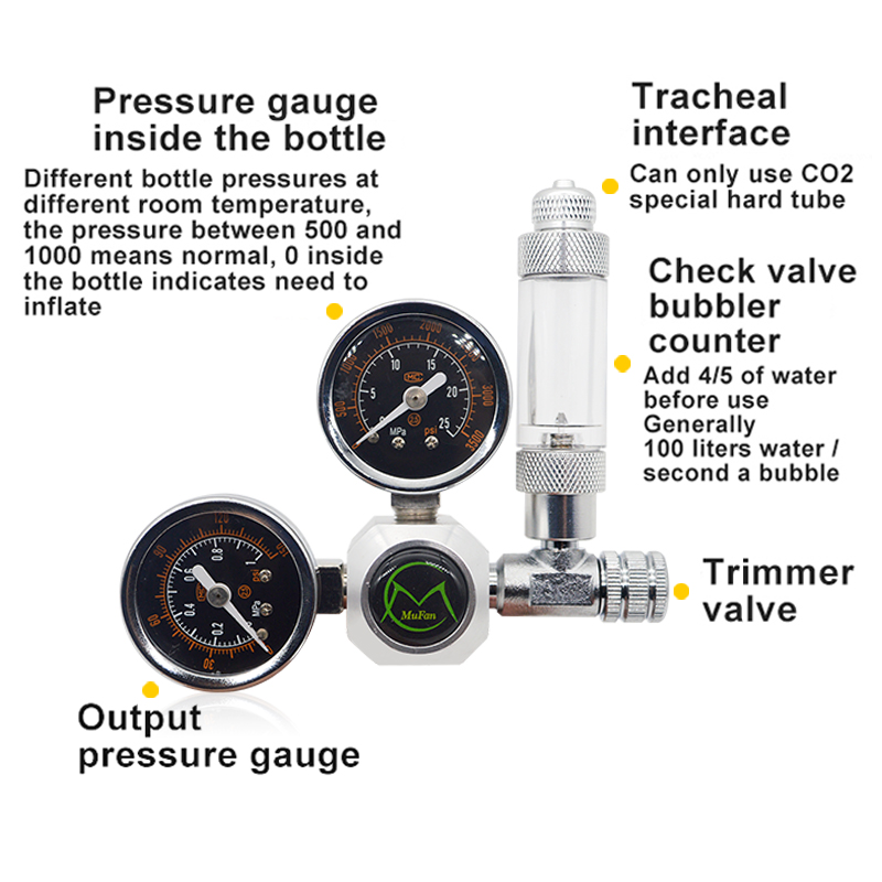 Aquarium CO2 Regulator Magneti - đánh giá và giá Aquarium Marine Plants