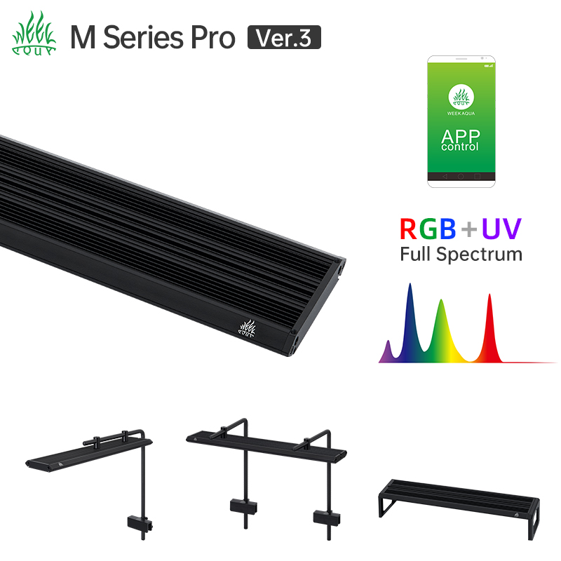 Week Aqua M Series RGB UV LED  - đánh giá và giá Aquarium Marine Lights
